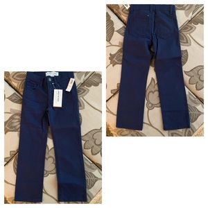 Old Navy Straight Leg Navy Dress Pants